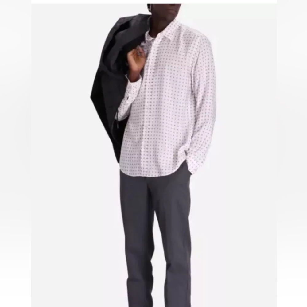 NWT HOGO BOSS Men's Roan Kent Button-Up Shirt Size XXL Slim Fit Stretch